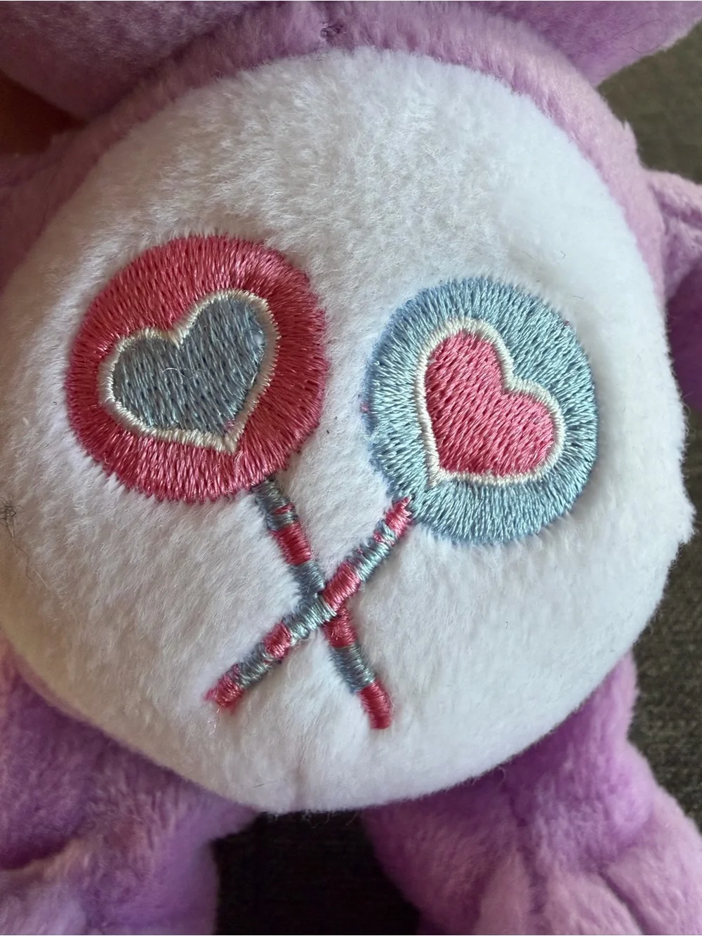 Care Bears Lavender Heart Lollipop Bear Plush